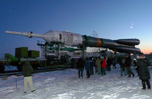 Запуск космическо корабля Союз ТМА-03М