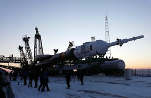 Запуск космическо корабля Союз ТМА-03М
