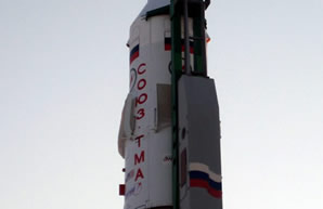 Запуск космическо корабля Союз ТМА-03М
