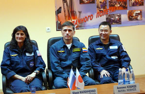 Запуск космическо корабля Союз ТМА-03М