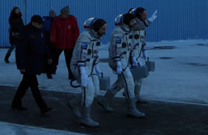 Запуск космическо корабля Союз ТМА-03М