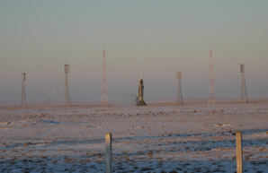 Запуск космическо корабля Союз ТМА-03М